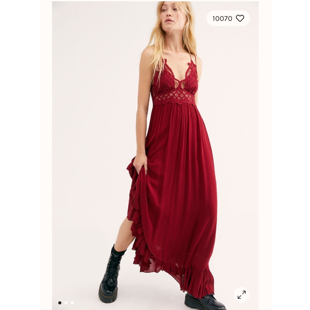 NWT’s Free People Adella Maxi Slip Dress